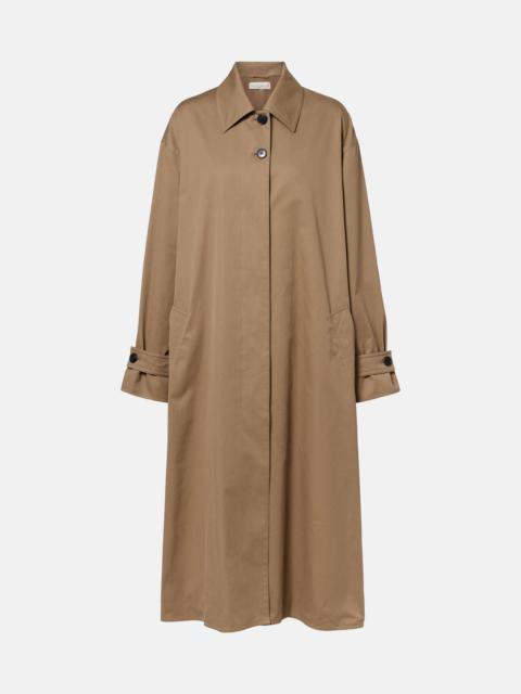 The Row Lolana cotton gabardine coat