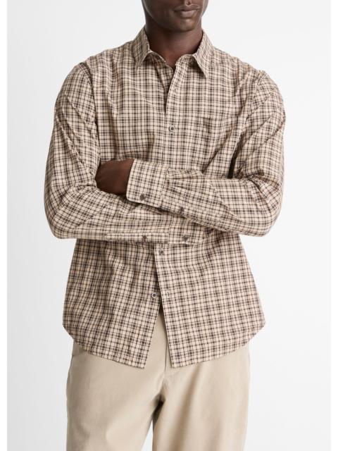 Vince Great Falls Plaid Cotton Button-Front Shirt