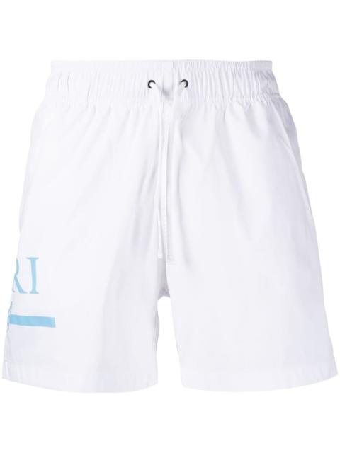 AMIRI logo-print track shorts