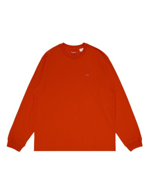 Supreme Supreme Small Box Long-Sleeve Tee 'Bright Orange'