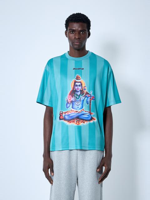 AWAKE NY graphic jersey T-shirt | REVERSIBLE