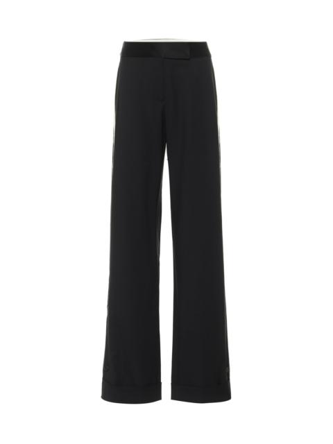 Monse Wide-leg stretch wool pants
