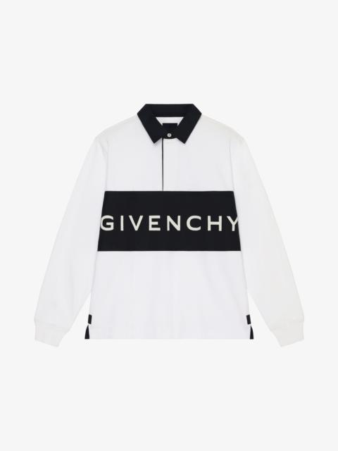 Givenchy RUGBY POLO SHIRT IN EMBROIDERED JERSEY