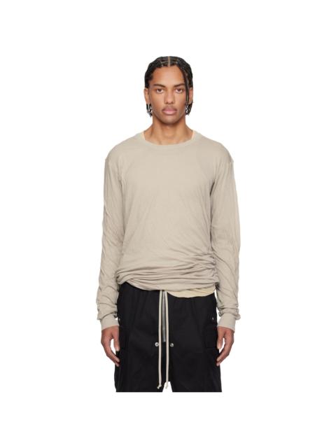 Rick Owens Off-White Temple Jumbo Double LS T-shirt