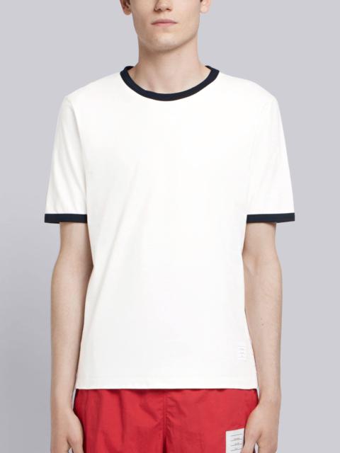 Thom Browne contrasting-trim T-shirt