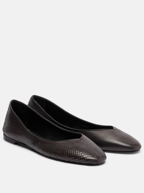 JACQUEMUS Ballerines leather ballet flats