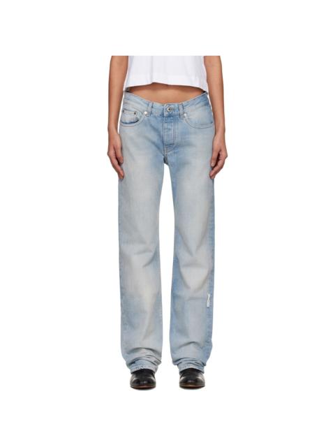Off-White Blue New 90S Fit Jeans