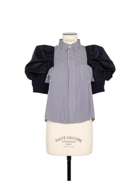 sacai Cotton Poplin x Nylon Twill Shirt | REVERSIBLE