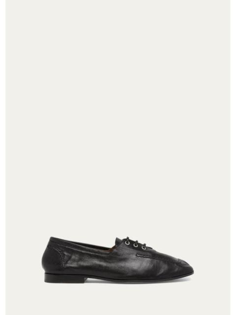 Bottega Veneta Gino Lace-Up Leather Shoes