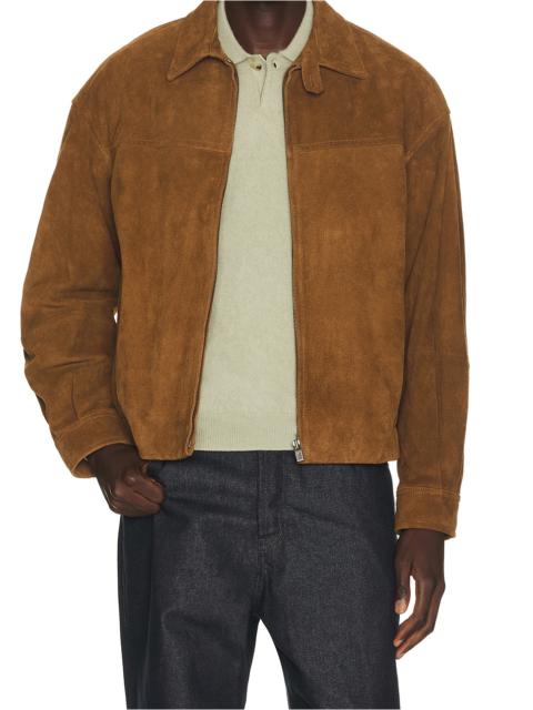 LE17SEPTEMBRE Cow Suede Zip Blouson