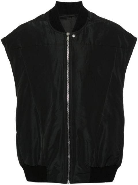 Rick Owens ribbed-collar padded gilet