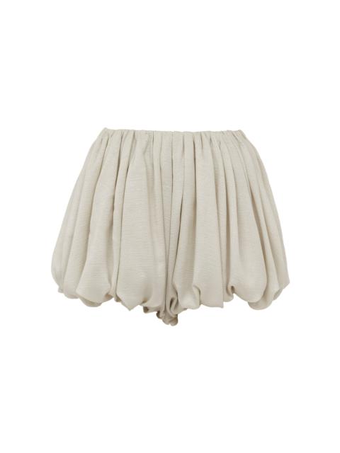Chloé Silk Voile Bloomer Shorts green