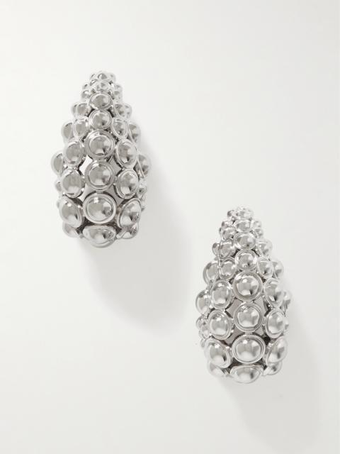 Valentino Silver-tone Clip Earrings