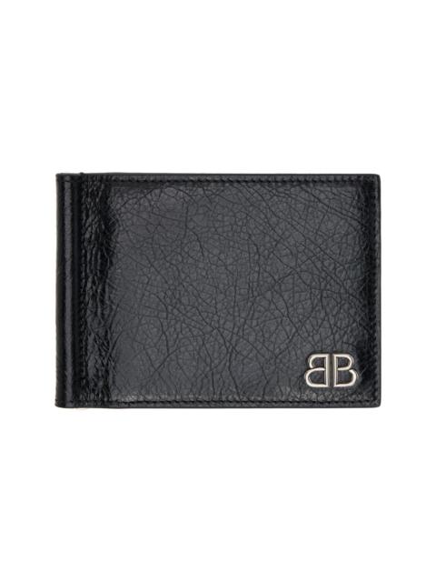 BALENCIAGA Black Monaco Billfold Wallet