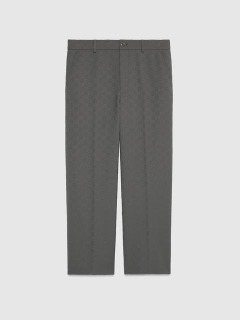 GUCCI GG polyester pant with Web label