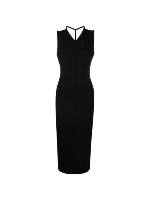 Terri V-neck maxi dress