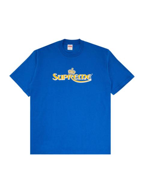 Supreme Supreme Backwards Tee 'Bright Blue' | REVERSIBLE