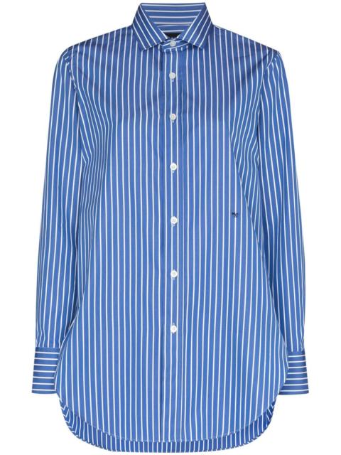 HommeGirls® vertical-stripe cotton shirt