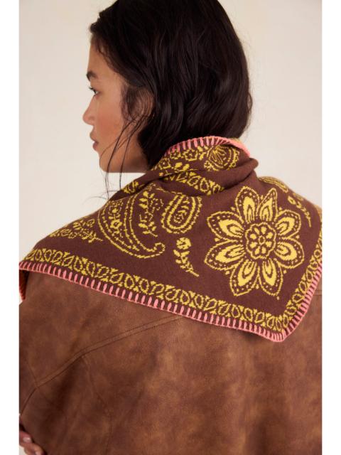 FREE PEOPLE Carmen Knitted Triangle Bandana