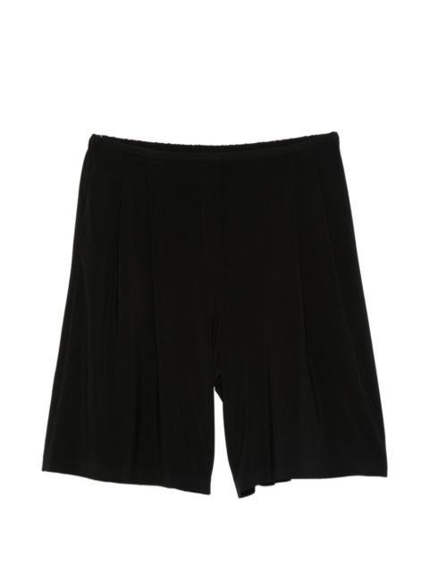 NORMA KAMALI pleated bermuda shorts