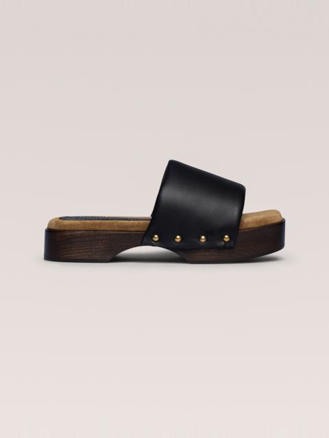 Nanushka STEFFLON - Leather and suede sandals - Black