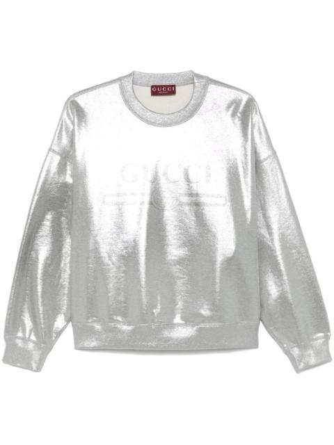 GUCCI lamé sweatshirt