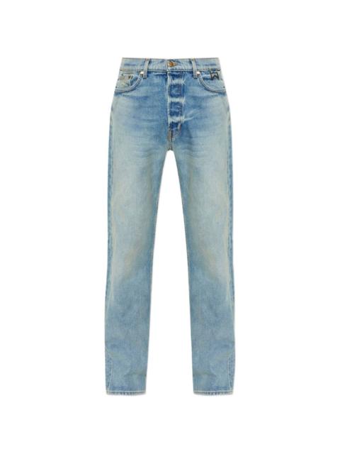 Rhude straight blue jeans
