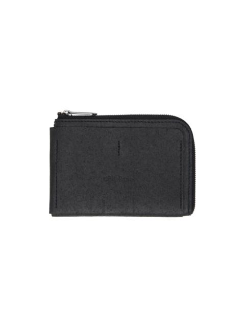 Côte & Ciel Black Large Zippered Wallet