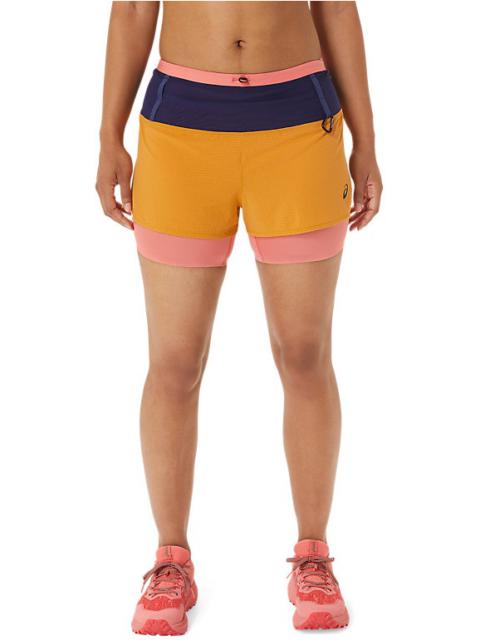 Asics WOMEN'S FUJITRAIL 2-N-1 SHORT