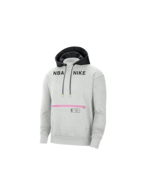 Nike Nike NBA Team 31 Courtside Fleece Pullover Hoodie Heather Grey