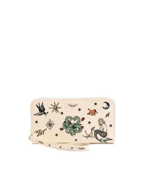 Zadig & Voltaire Compagnon tattoo wallet