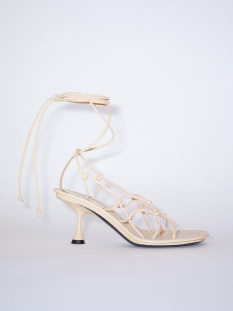Acne Studios Strappy sandals - Cream beige