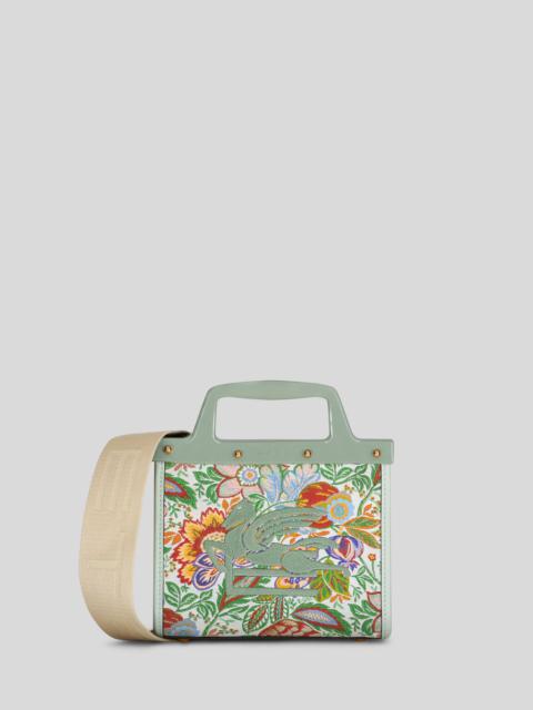 Etro SMALL FLORAL JACQUARD LOVE TROTTER BAG