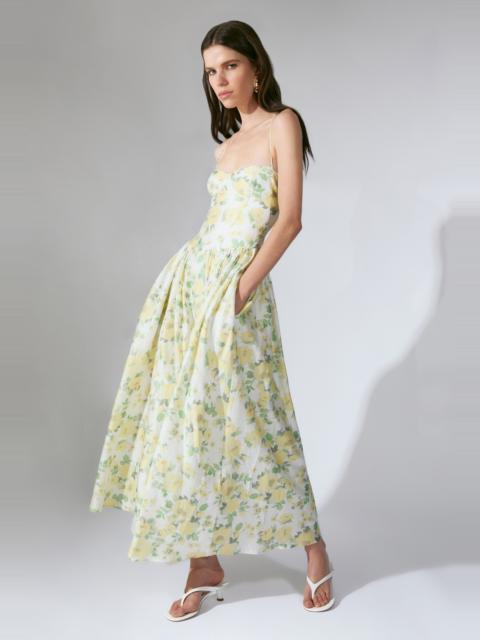 BARDOT Estie Printed Maxi Dress In Yellow Floral