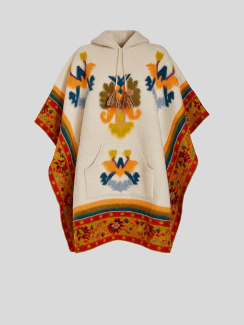 Etro JACQUARD KNIT PONCHO