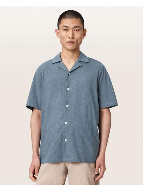 ALLSAINTS ROBSON SHORT SLEEVE RAMSKULL SHIRT