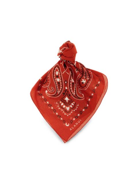 Alanui paisley-print square scarf