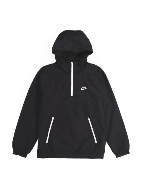 Nike As Sportswear Ce JKT Jacket Hd Wvn Anrk 'Black White' AR2213-010