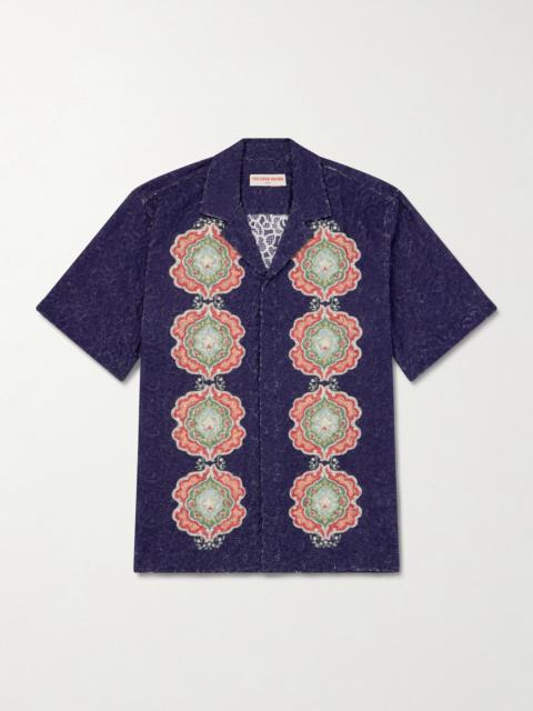 ORLEBAR BROWN Broderie Anglaise Cotton Shirt