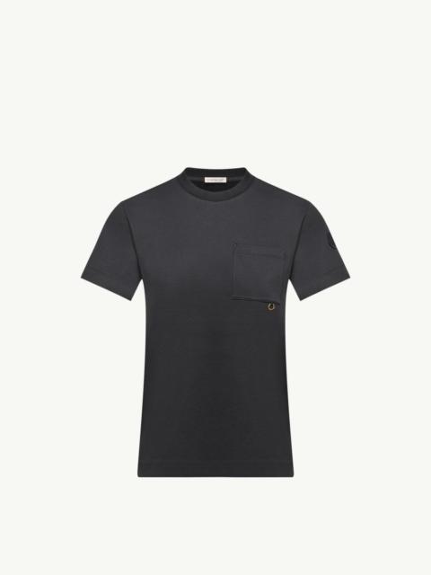 Moncler Metal Logo Cotton T-Shirt