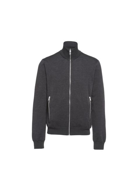 Reversible wool and Re-Nylon jacket