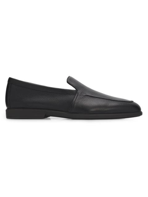 Santoni Men's Malibu Leather Loafers - Black