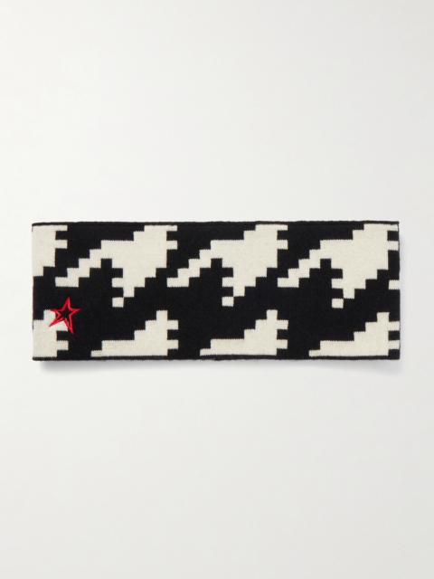 PERFECT MOMENT Intarsia Wool-blend Beanie