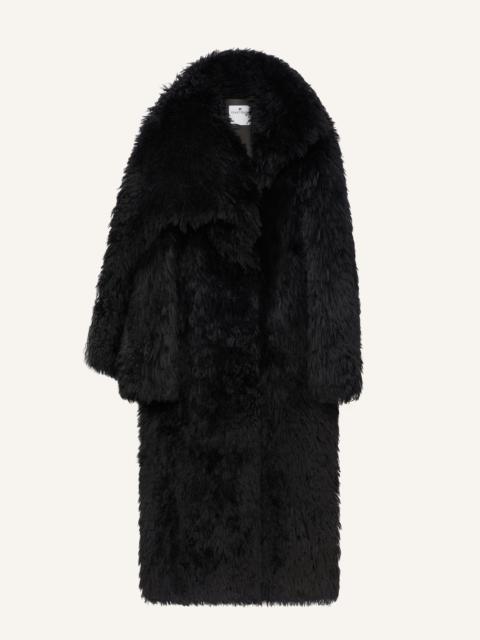 courrèges SHEARLING LONG COAT