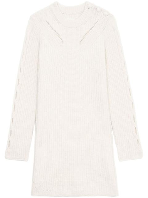 Zadig & Voltaire Alky knitted mini dress