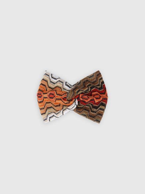 Missoni Hairband in viscose lamé