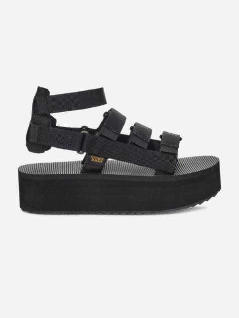 Teva Women's Flatform Mevia Sandal in Black