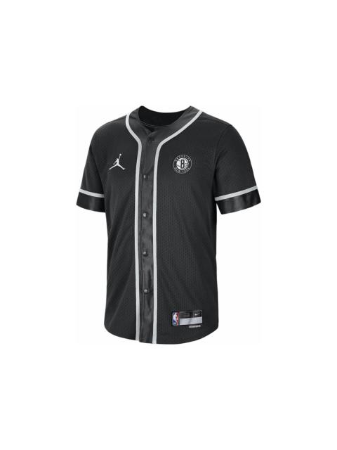 Jordan Jordan NBA Brooklyn Nets Statement Edition Dri-Fit T-shirt Black/White