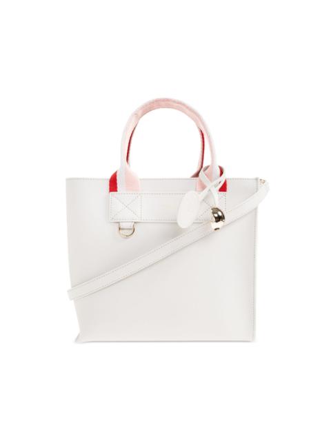 FURLA striped handle tote bag