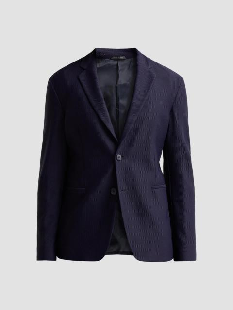 GIORGIO ARMANI Men's Rice Stitch Two-Button Jacket - Mosto